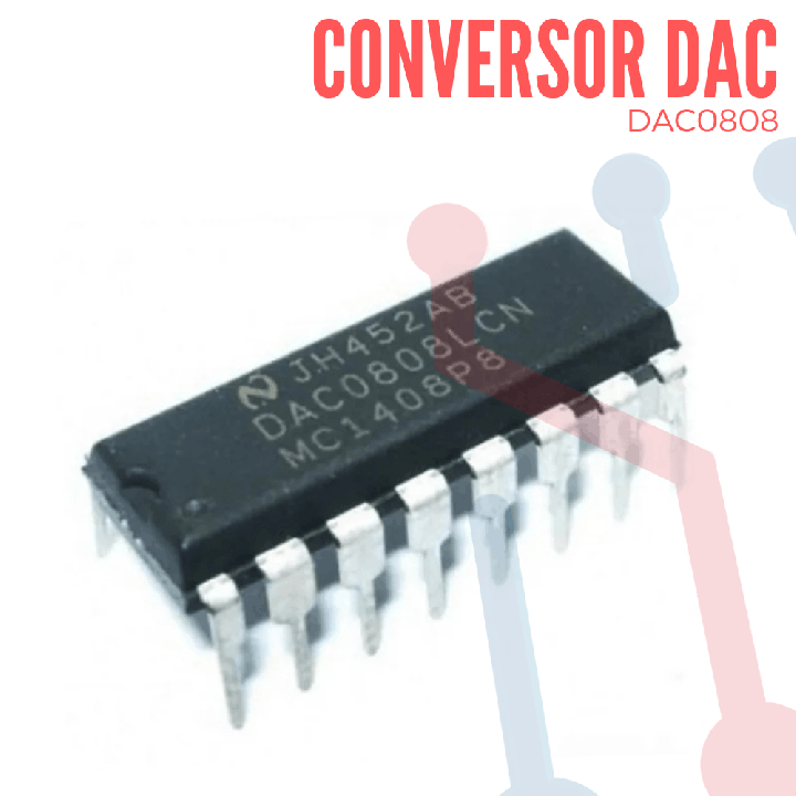 Conversor Digital Análogo (DAC0808)