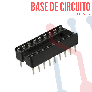 Base de Circuito Integrado 18 Pines