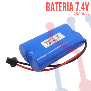 Bateria Litio-Ion 7.4V 2500mAh