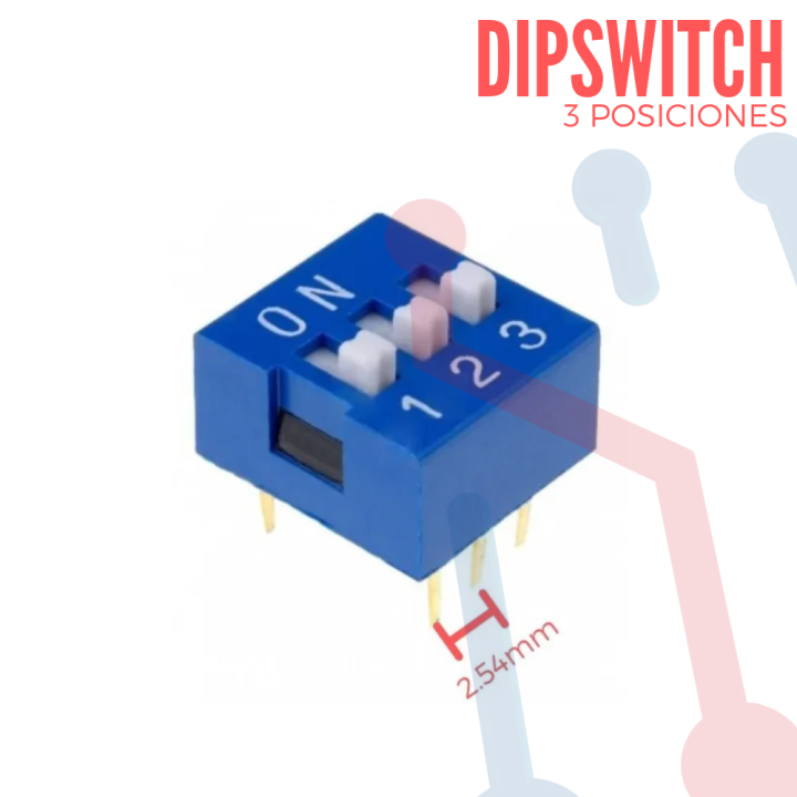 Dip Switch 3 Posiciones