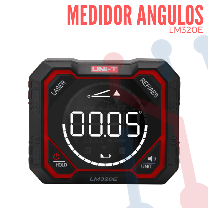 Medidor Digital de Angulos UNI-T LM320E