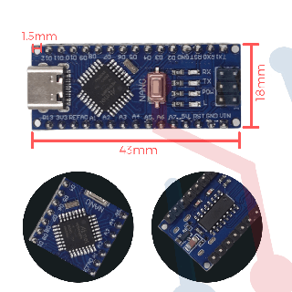 Arduino Nano CH340G (Tipo C)
