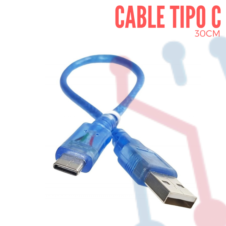 Cable USB-A a USB Tipo C 30cm