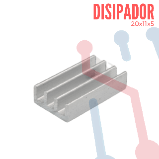 Disipador de Calor en Aluminio Para T0220