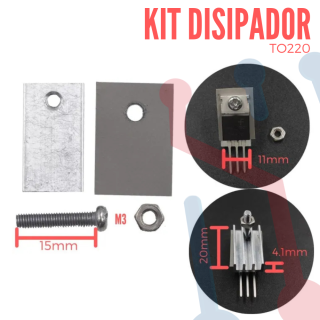 Kit Disipador TO220