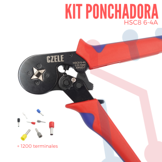 Ponchadora Terminal Pin Hueco (HSC8 6-4A)
