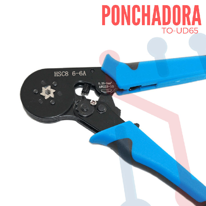 Ponchadora Para Terminal de Pin Hueco TO-UD65