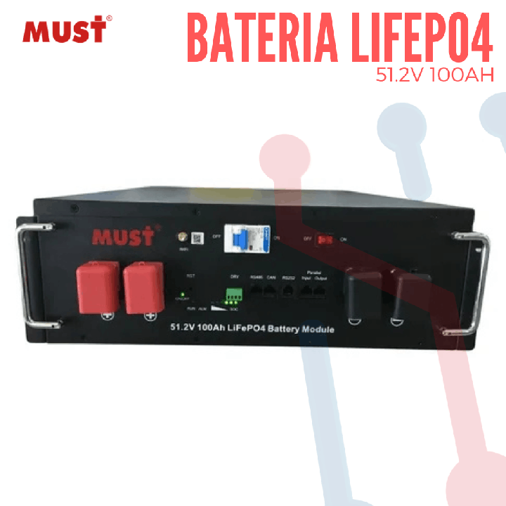 Batería LiFePO4 de 51,2V 100Ah