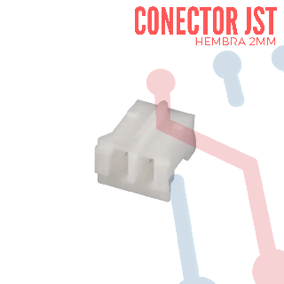 Conector JST PH 2 Pin Hembra de 2mm
