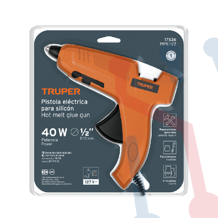 Pistola para Silicona de 13mm  Truper