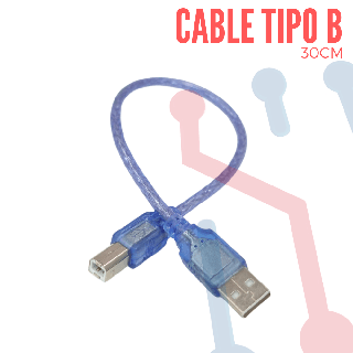Cable USB tipo B para Arduino
