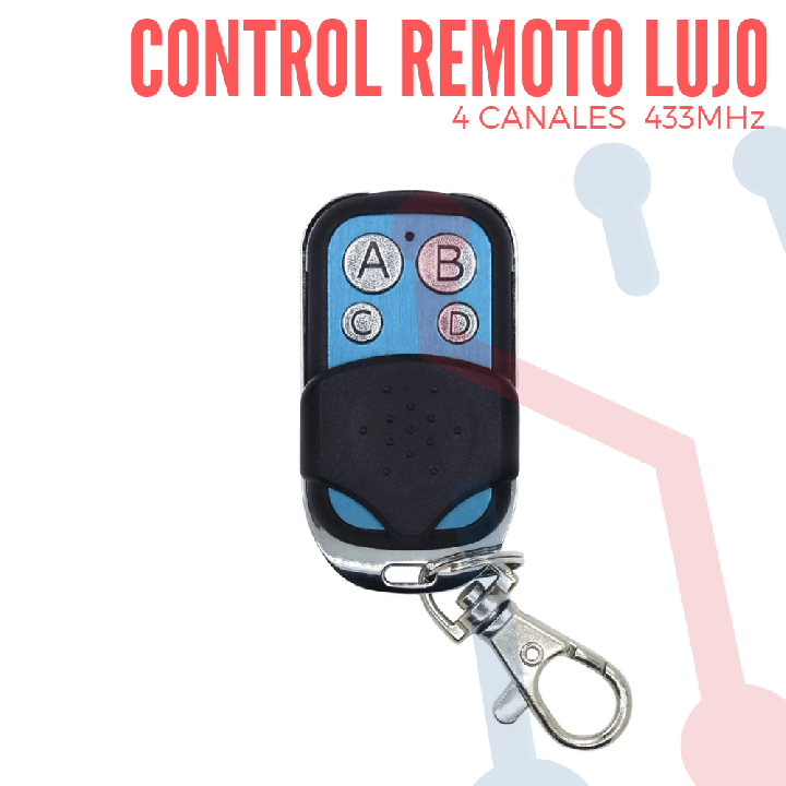 Control Remoto de Lujo 433MHz (Copiador)