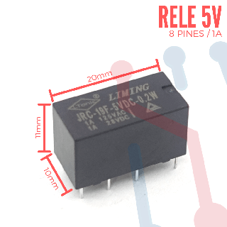 Rele de Ensamble 5V 8Pin 0.6A