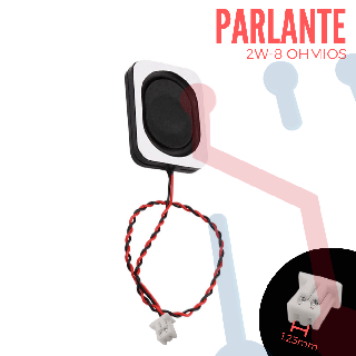Parlante 2W 8 Ohm Plástico