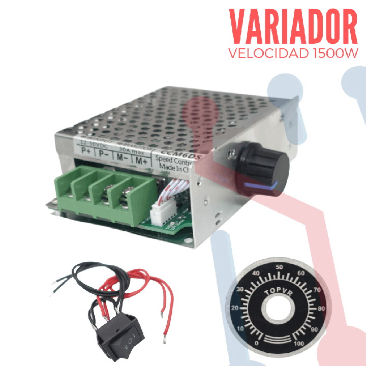 Variador de Velocidad DC 1500W PWM