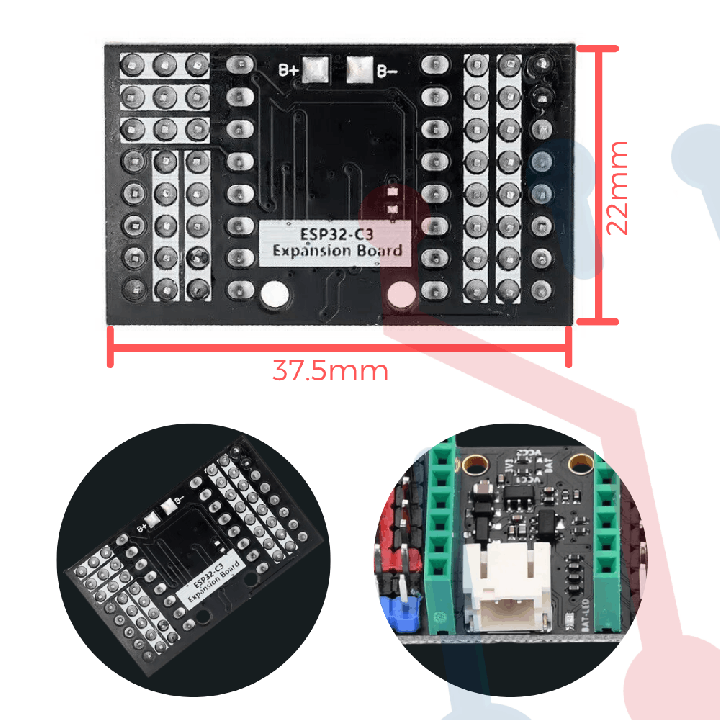 Shield Expansión ESP32-C3 Super Mini