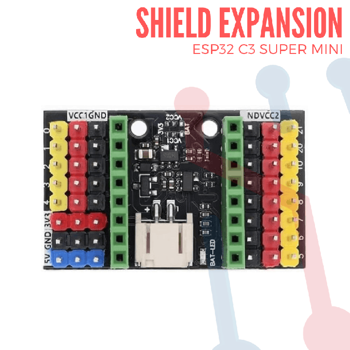 Shield Expansión ESP32-C3 Super Mini