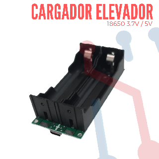 Cargador Elevador de Batería 18650 a 5V 3A