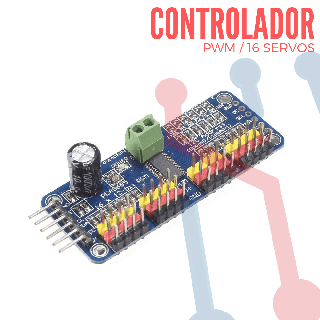 Controlador de Servos PWM 16 Canales PCA9685