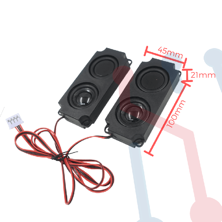 2 Parlantes Doblecavidad 5W 8 Ohm
