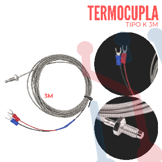 Termocupla Tipo K 0~ 400ºC (3M)