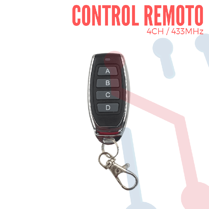 Control Remoto  4CH 433Mhz