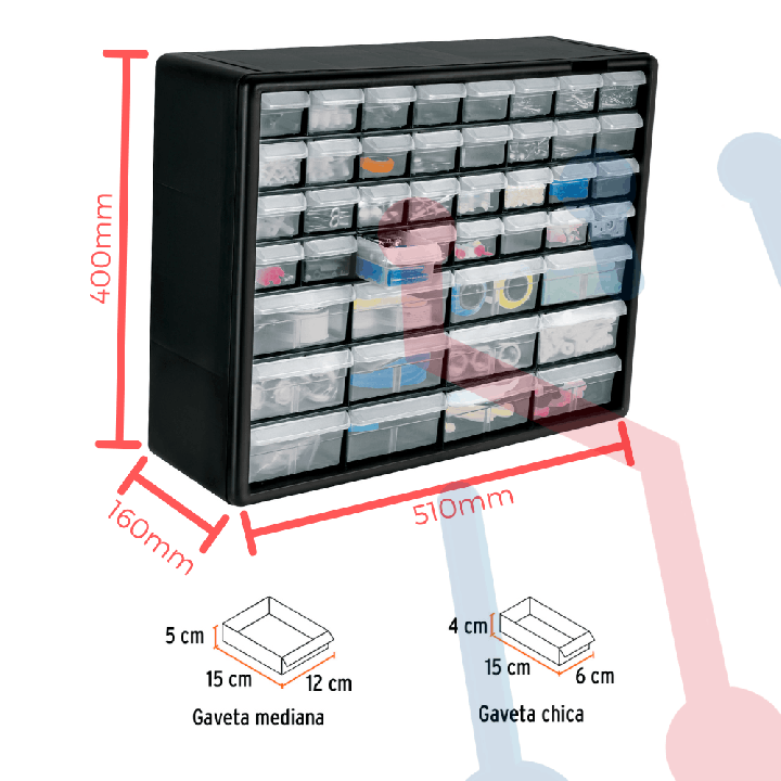 Organizador Truper 510x400x160mm