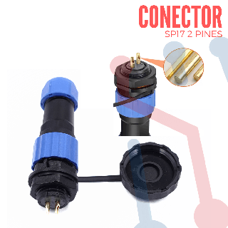 Conector IP68 SP17-2P