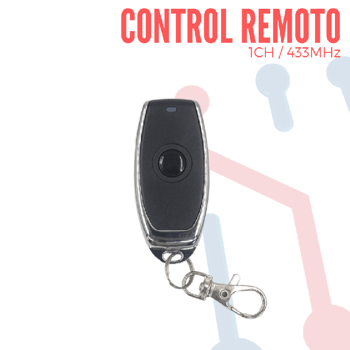 Control Remoto 1CH 433Mhz