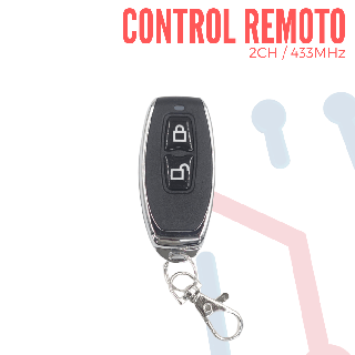 Control Remoto 2CH 433Mhz (Candado)