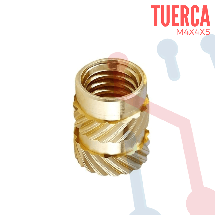 Tuerca de Inserción M4X4X5MM