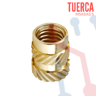 Tuerca de Inserción M5X6X6.5MM