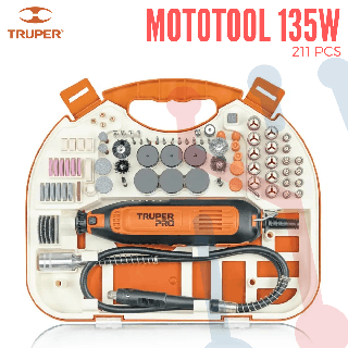 MotoTool 135W Truper 211 Piezas