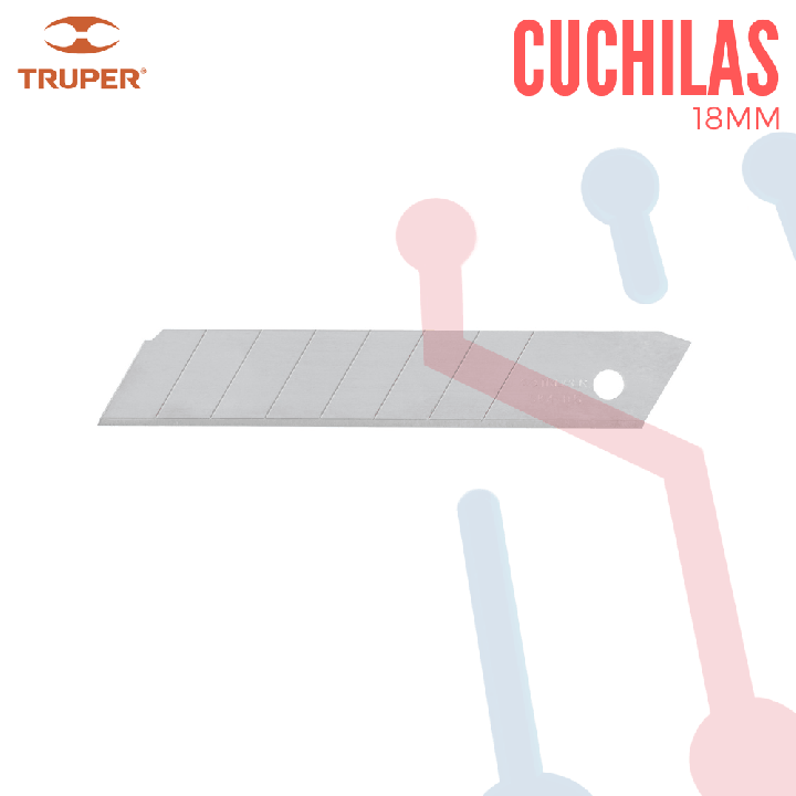 Kit Cuchillas 18mm para Bisturí (10Pcs)