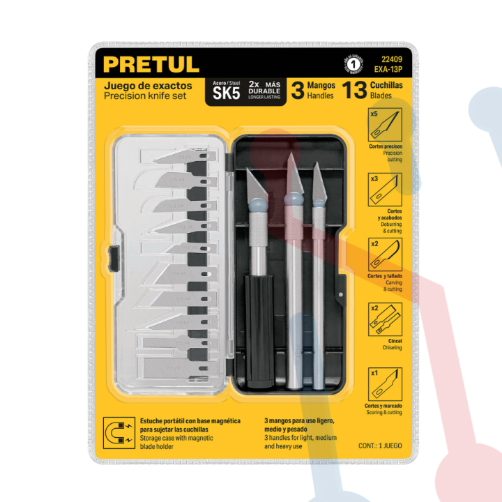 Kit bisturíes de Precisión Pretul