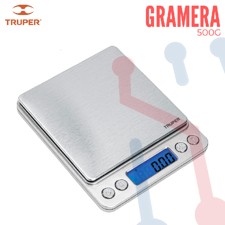 Gramera Digital con Pantalla LCD 500g