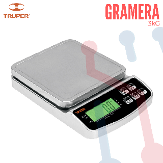 Gramera Digital con Pantalla LCD 3Kg