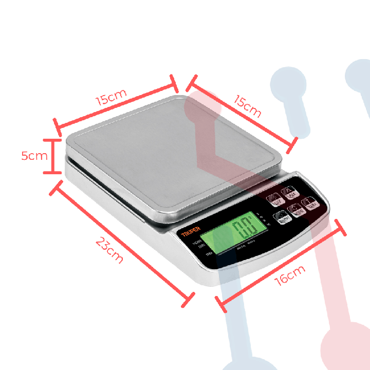 Gramera Digital con Pantalla LCD 3Kg