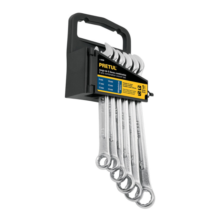 Kit Llaves Boca Fija Mixtas 6 Pcs