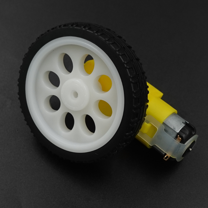 Motorreductor Recto Doble eje 6V 100RPM
