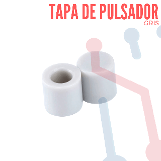 Tapa Gris  para Pulsador 6x6mm