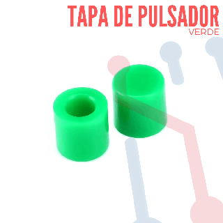 Tapa Verde para Pulsador 6x6mm
