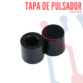 Tapa Negra para Pulsador 6x6mm