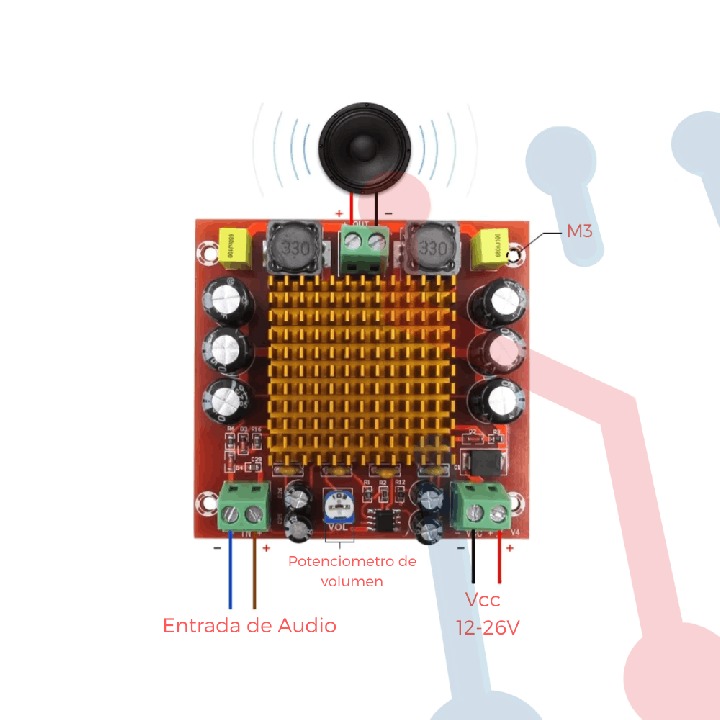 Amplificador Mono 150W (XH-M544)