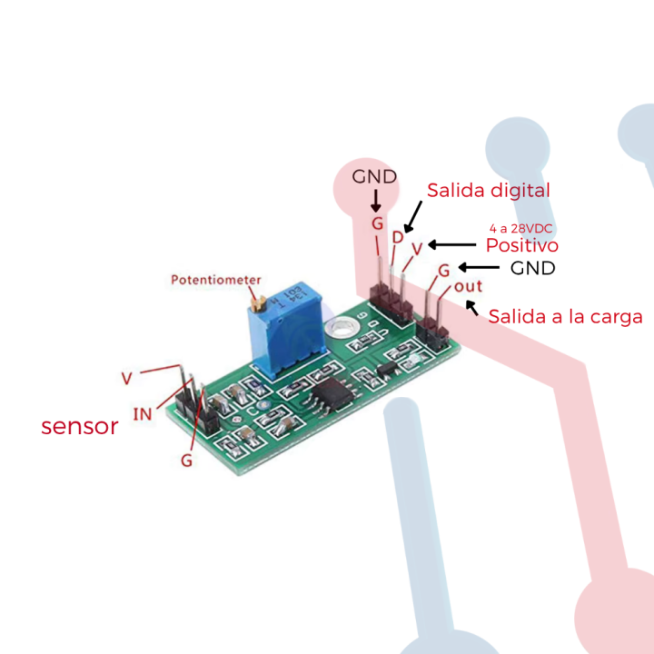Módulo Comparador de voltaje LM393