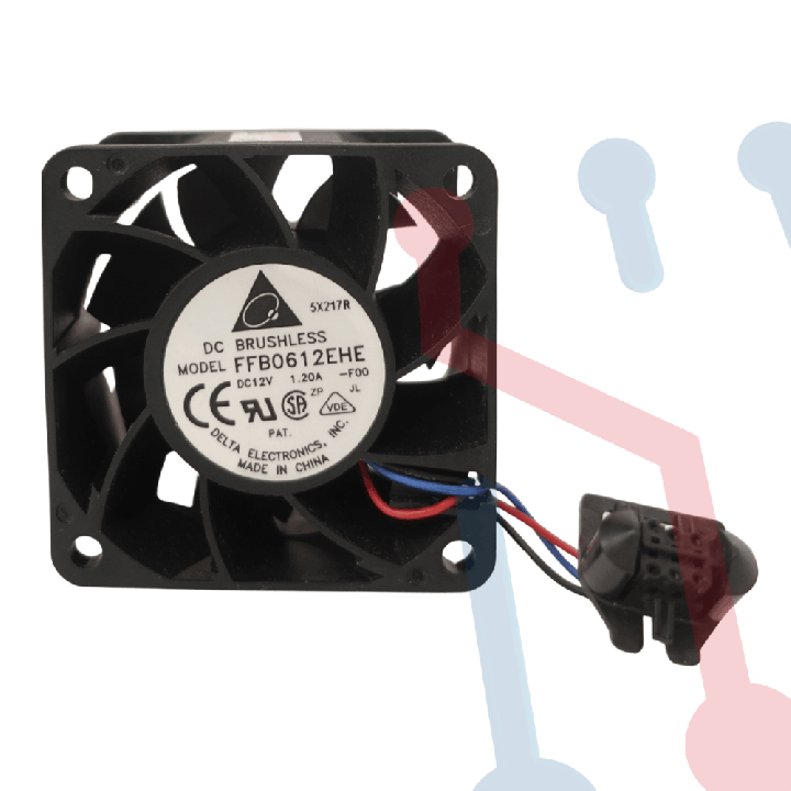 Ventilador Turbo 12V  60x60x38mm