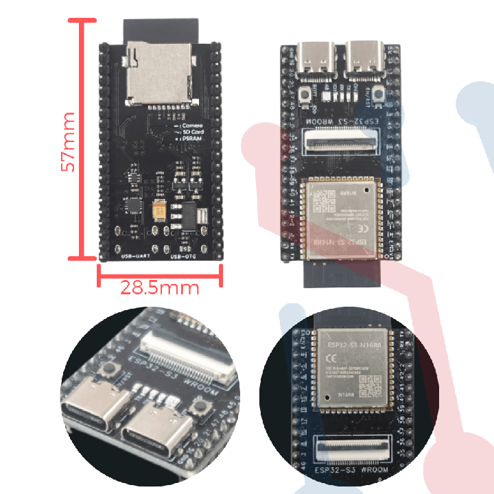 Módulo ESP32-S3 N16R8 + CAMARA OV5640