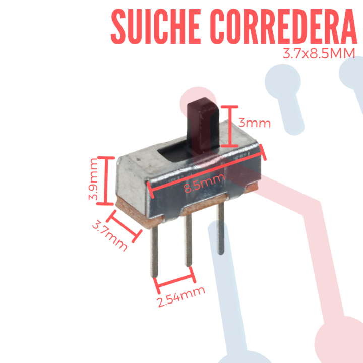 Suiche Corredera Pequeño 3.7x8.5