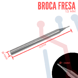 Fresa de Extremo 1.5mm