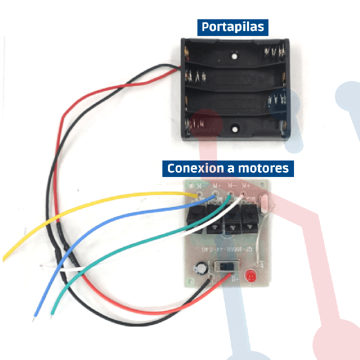 Coche Tanque con Control para Armar